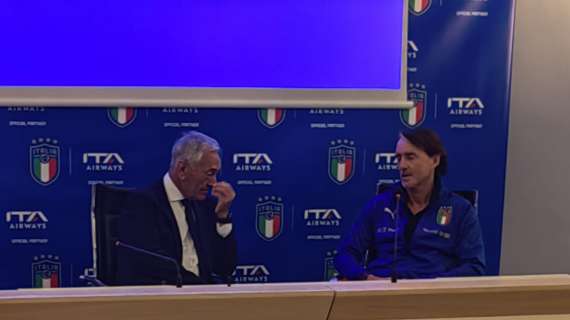 TMW - Accordo tra la FIGC e Ita Airways: le dichiarazioni di Gravina e Mancini