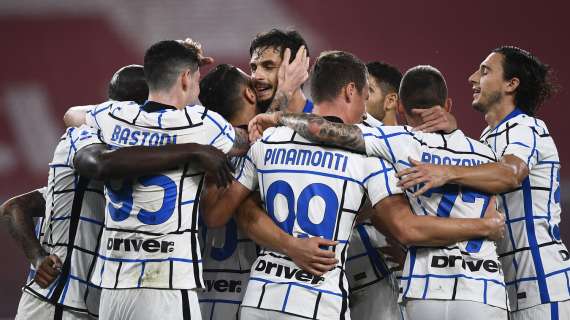 Serie A, la classifica aggiornata: Inter scavalca Atalanta e si porta a un punto dal Sassuolo
