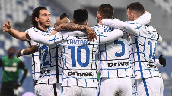 FOTO - L'Inter reagisce, vince e convince: le migliori immagini del 3-0 rifilato al Sassuolo