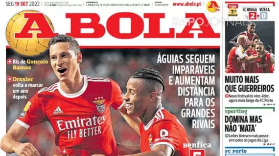 Le aperture portoghesi - Benfica travolgente: tredici vittorie consecutive e cinquina al Maritimo
