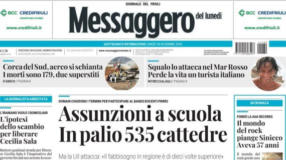 Il Messaggero Veneto titola: "L'Udinese illude ma poi spreca". Il Torino aggancia il 2-2