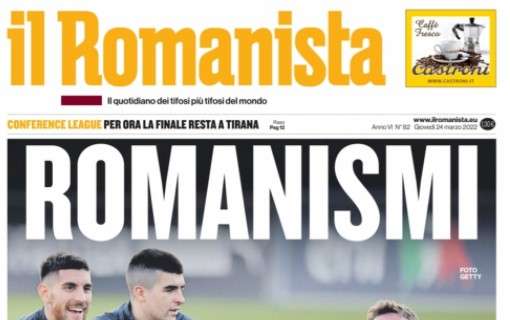 L'apertura de Il Romanista sul trio Mancini-Pellegrini-De Rossi: "Romanismi"