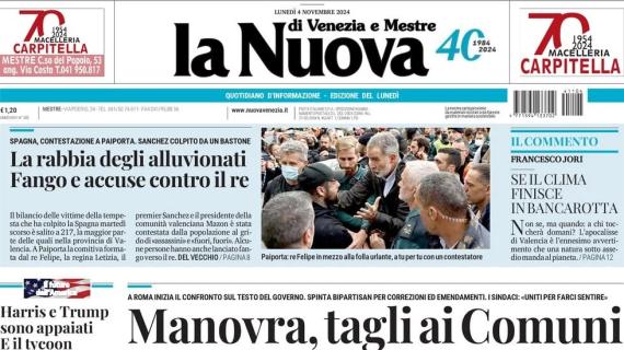 L'Inter vince e rischia a San Siro, La Nuova Venezia applaude i veneti: "Un ko che brucia"