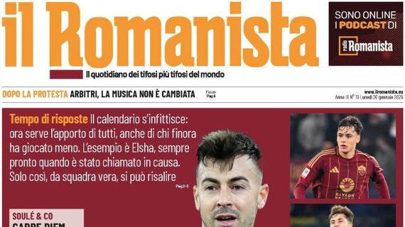 Il Romanista in apertura: "El Shaarawy e i suoi fratelli. Gollini in arrivo alla Roma"