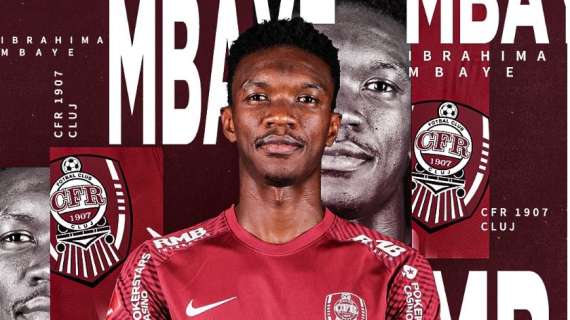 UFFICIALE: Mbaye riparte dalla Romania. L'ex Bologna ha firmato per un anno col CFR Cluj