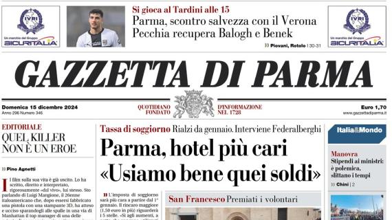 La Gazzetta di Parma sulla squadra di Pecchia: "Scontro salvezza con il Verona"