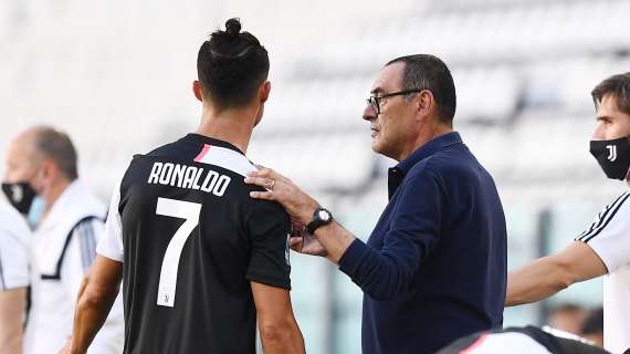Juventus, Sarri e il rapporto con Cristiano Ronaldo: i due si sono solo sopportati