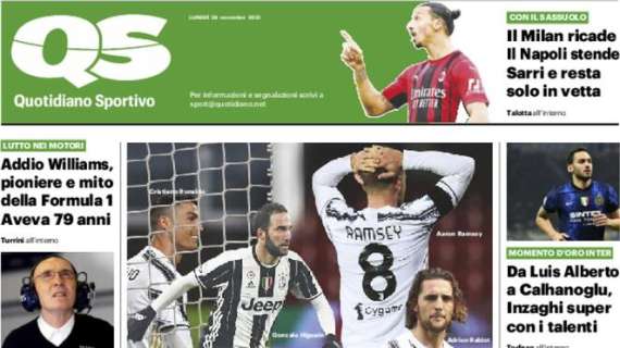 QS in apertura sulla Juventus: "Tutti gli errori della Signora"