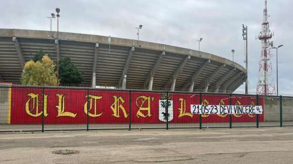 FOTO Lecce, anche i tifosi salentini esprimono vicinanza &quot;Forza