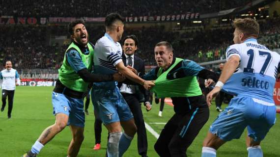 Lazio in finale, basta Correa. Il Milan affonda a San Siro, rischia Gattuso