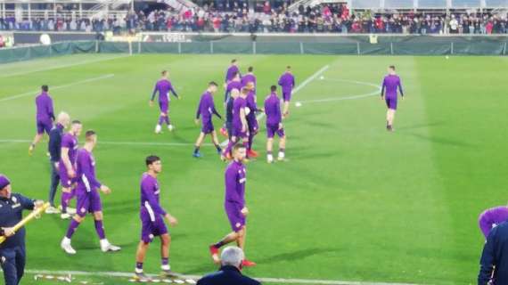 Fiorentina, rifinitura a porte aperte al Franchi: foto e video
