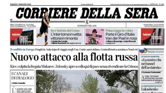 Corriere della Sera: "L'Inter di nuovo avanti in attesa di un’altra Fatal Verona"