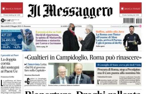 Il Messaggero: "Lazio, arriva il Parma. E già si pensa al derby"