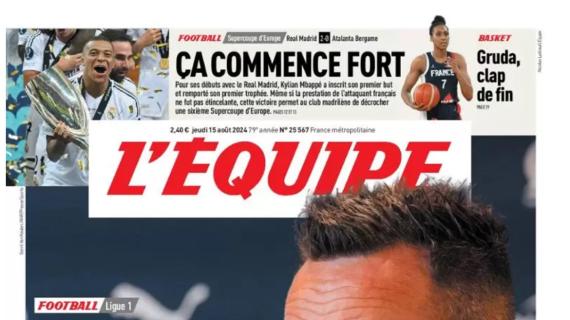 L’Equipe titola con le parole di De Zerbi: “Se ci riesci all’OM è ancora più bello”