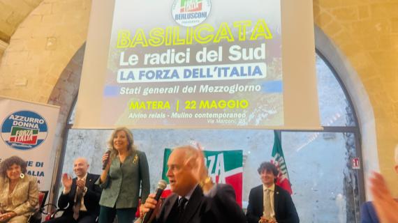 Lotito, pronto ad aiutare la squadra di calcio del Matera