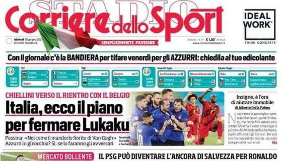 L'apertura del Corriere dello Sport: "Cristiano in croce"