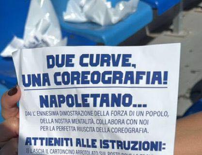 Napoli-Fiorentina, nono sold out consecutivo al Maradona. Il volantino per la coreografia