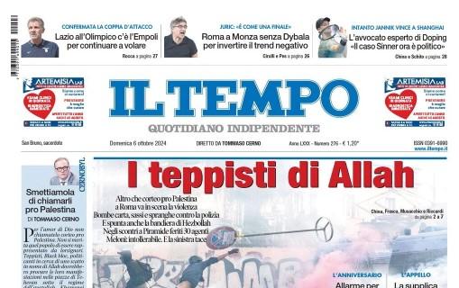 Il Tempo su Lazio e Roma: "Biancocelesti per continuare a volare. Out Dybala"