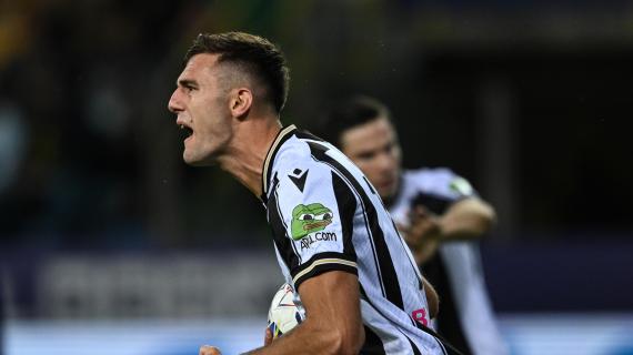 Lucca entra e segna, l'Udinese accorcia le distanze: 3-2 con l'Inter a 7' più recupero dalla fine