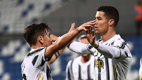 Ronaldo e Dybala fanno 100. La Juve li celebra: "Una serata, un numero"