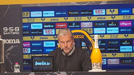 Hellas Verona, Sogliano: "Domani sarà una partita difficile"