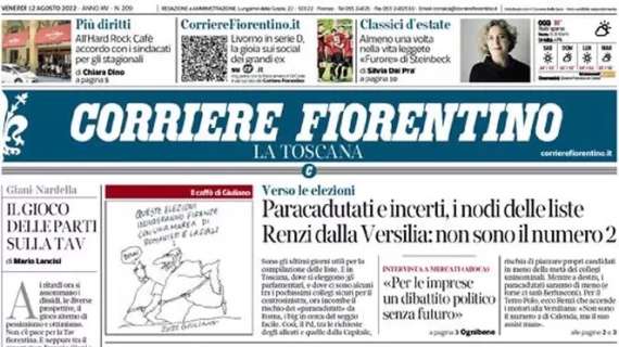 Il Corriere Fiorentino: “La scelta di cuore di Milenkovic fino al 2027: ‘Amo questa società’”