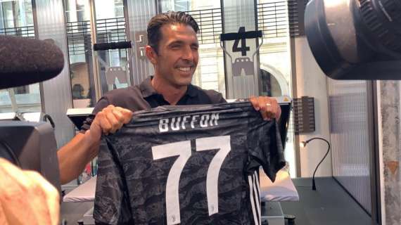 TMW - Juve, le prime foto di Buffon con la sua maglia numero 77