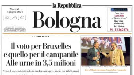 La Repubblica-Bologna: "Italiano valuta pro e contro: Sartori aspetta l'ok del tecnico"