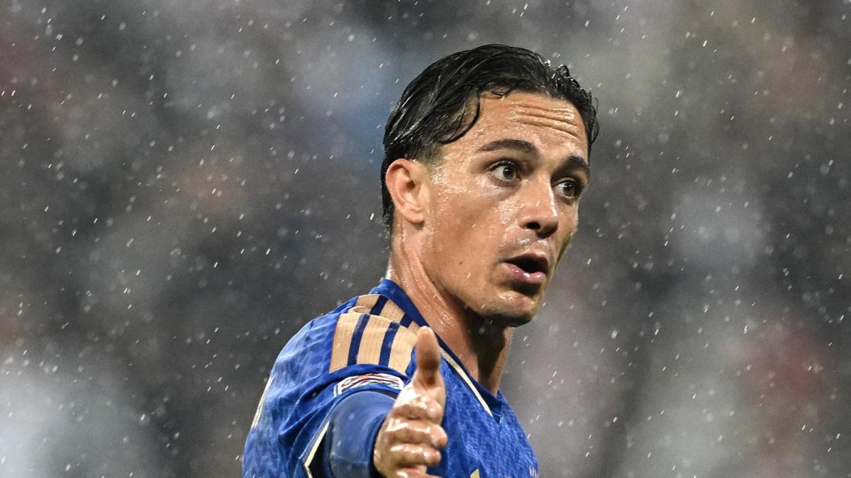 Turchia-Italia, Raspadori fuori all'intervallo per precauzione: Mancini punta la Francia