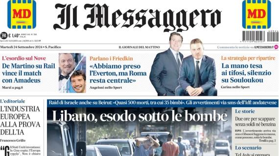 I Friedkin prendono l'Everton, Il Messaggero apre: "La Roma resta centrale"