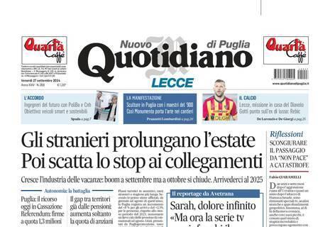 Nuovo Quotidiano di Puglia: "Lecce, missione in casa del Diavolo: occhio a Rebic"