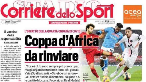 L'apertura del Corriere dello Sport: "Inter contro Inter"
