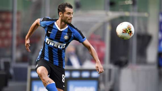 L'Inter la rimette in piedi: palo di Lukaku, gol di Candreva, è 1-1 al 49'