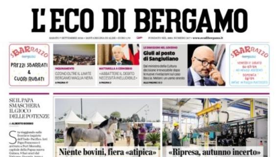 L'Eco di Bergamo: "La Nazionale rinasce. Retegui convincente. Debutta Brescianini"