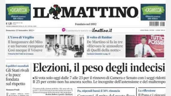 Il Mattino su Raspadori: "Tutto il mondo di Jackpot. Italia e Napoli ai suoi piedi"