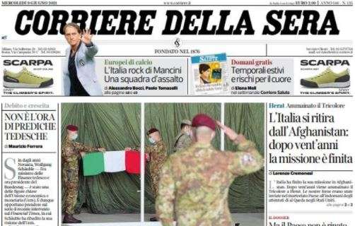 Corriere della Sera: "L'Italia rock di Mancini. Una squadra da assalto"