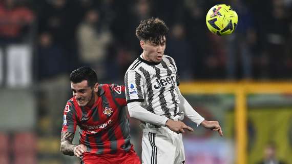 Allo Zini primo tempo molto equilibrato. Cremonese Juventus sullo