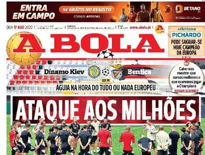 Le aperture portoghesi - Il Benfica impegnato nei playoff di Champions