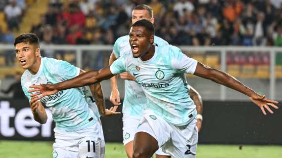 Inter, Dumfries match winner a Lecce: "Bello iniziare la stagione con un gol e i tre punti"