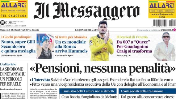 Il Messaggero: "Un ex mondiale alla Roma: arriva Hummels. E si tratta pure per Manolas"