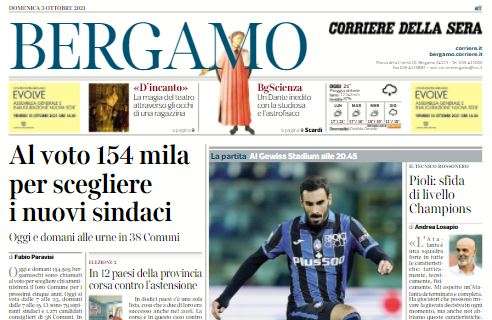 Corriere di Bergamo si proietta al big match di stasera: "Atalanta-Milan, una serata tra big"