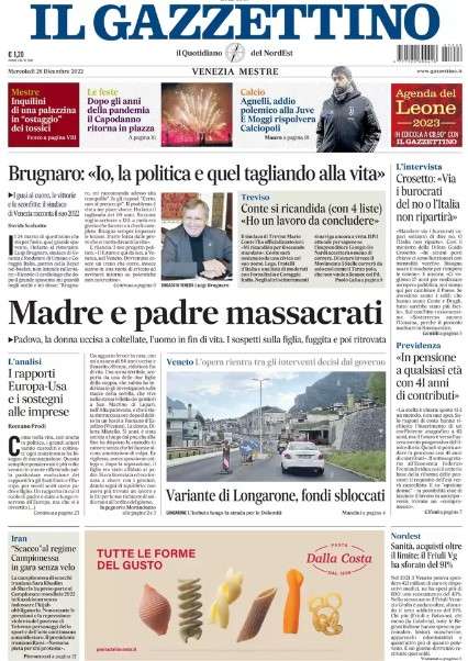 Il Gazzettino: "Agnelli, addio polemico alla Juventus"