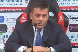 Foggia, Canonico sulla proposta d'acquisto del club: "Ricevuta offerta inaccettabile"