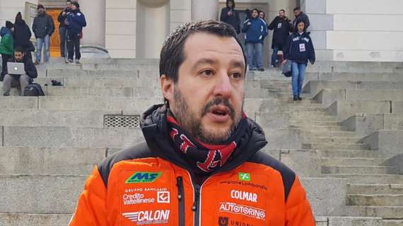 Salvini sul Milan: "Due punti persi ma non dico nulla: Gattuso si offende"