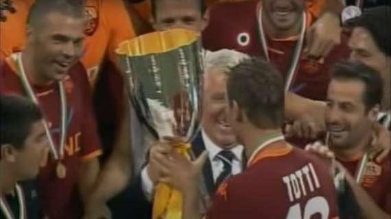 19 agosto 2007, la Roma vince la Supercoppa Italiana. Inter ko a San Siro