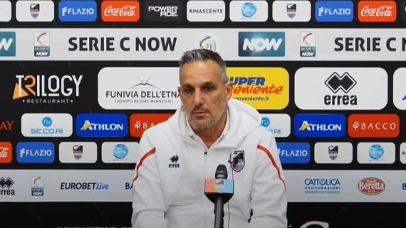 Catania, Zeoli felice: "La partita l'ha vinta la squadra. Fatto qualcosa di eccezionale"