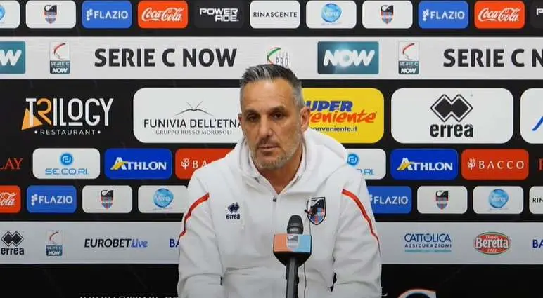 Catania, risolto il contratto dell'ex tecnico Zeoli. Grella: "Gli auguriamo il meglio"