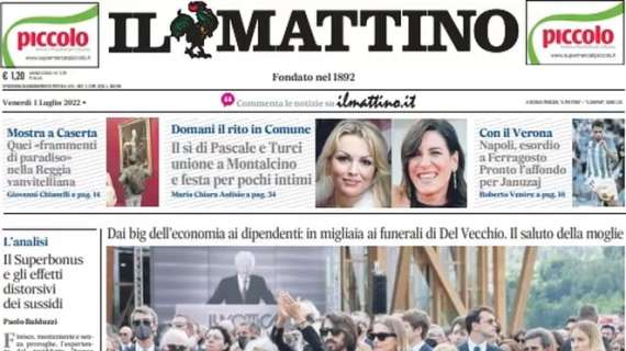 Il Mattino: "Napoli, esordio a Ferragosto. Pronto l'affondo per Januzaj"