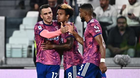 FOTO - Primo gol in Serie A per Filip Kostic: l'esultanza del serbo dopo l'1-0 in Juve-Bologna