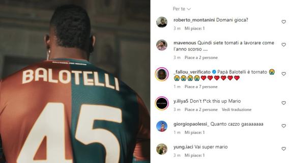 Genoa, colpo per l'attacco! Mario Balotelli è rossoblù: "Finally"